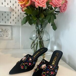 Kat Maconie Faye black mules